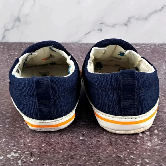 Carter's Child of Mine 0-3 Month Shoes - Navy Blue - Picture 4 of 7